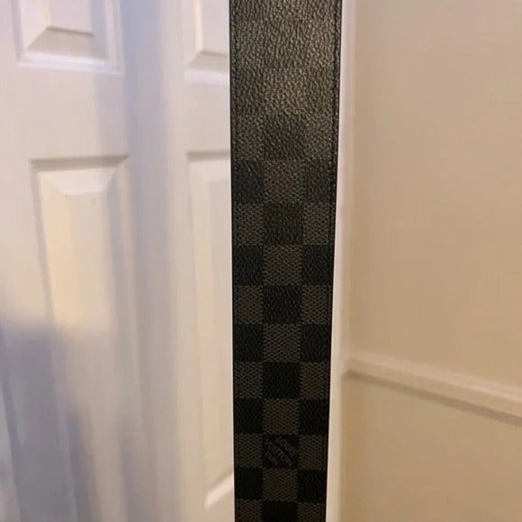 Loüis Vüitton Damier Graphite Belt Sz 95 - Picture 1 of 11